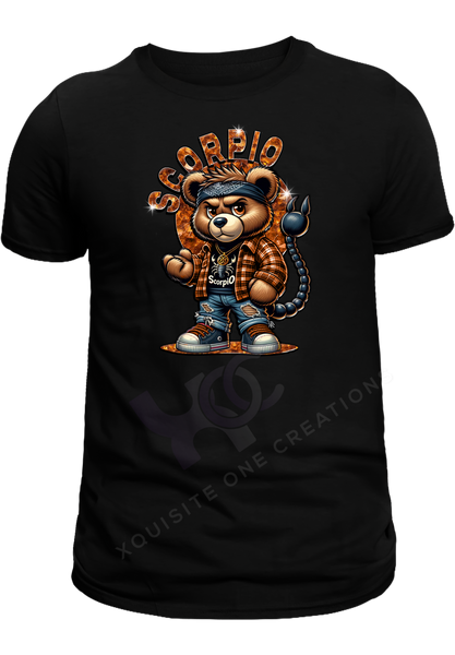 Mean Bear Zodiac (Male) White T-SHIRT