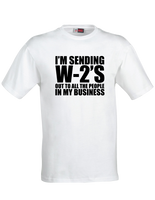 I'm sending W-2's